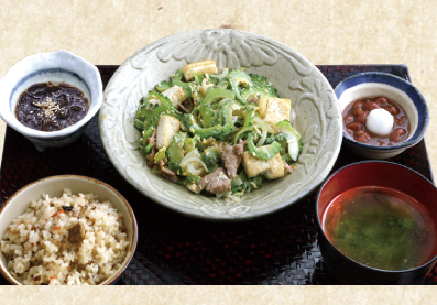 ゴーヤーチャンプルー定食